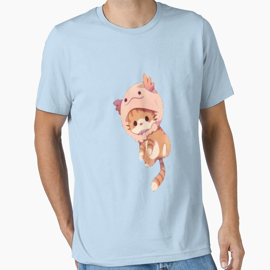 Axolotl Kitty by starshop - Adult & Kids T-Shirts, Sweatshirts & Hoodies apparel design preview 1
