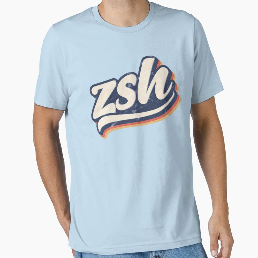 Zsh Worn Zshell T-Shirt - Trendy Graphic for Adults - T-Shirt, Sweatshirt, Hoodie