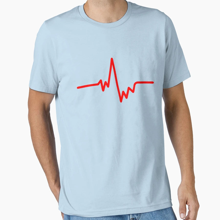 Pulse Heartbeat Cardio T-Shirt - Unique Graphic for Adults - T-Shirt, Sweatshirt, Hoodie