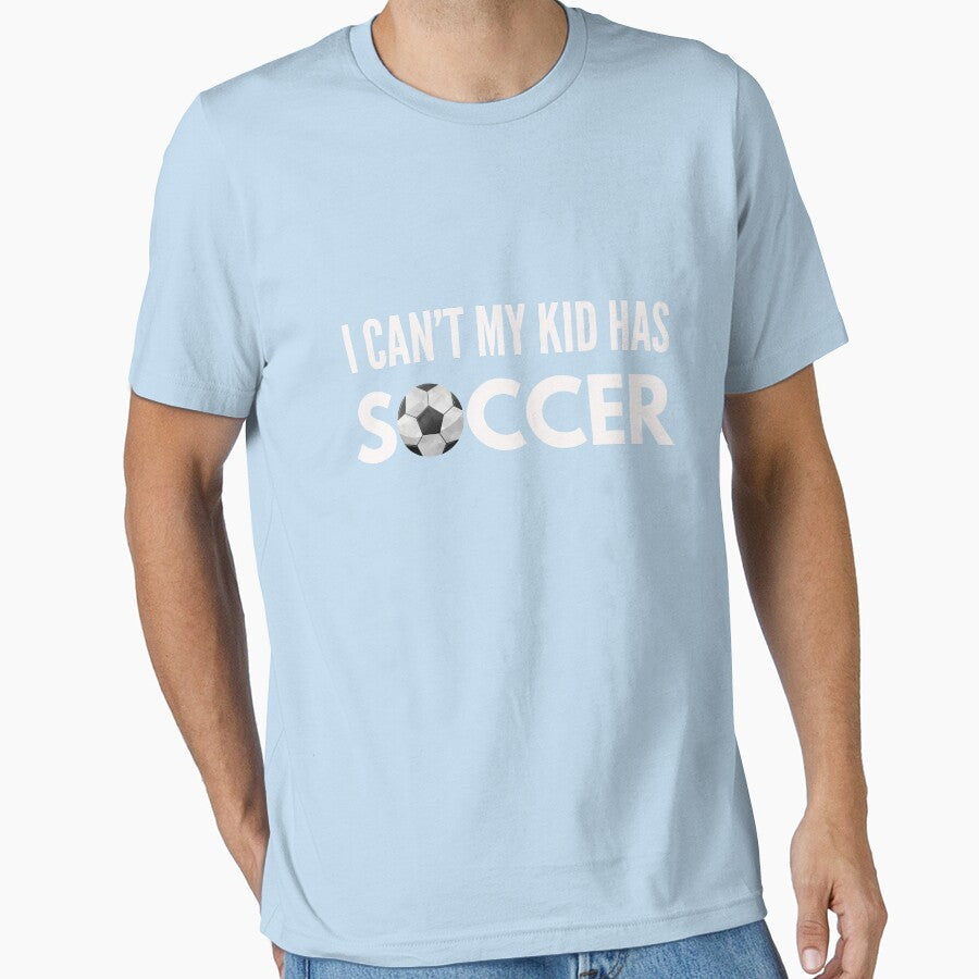 I Can't My Kid Has Soccer by DoggyStyles - Adult & Kids T-Shirts, Sweatshirts & Hoodies apparel design preview 1