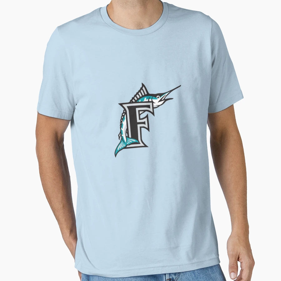 Florida Marlins Logo T-Shirt - Minimalist Print for Adults - T-Shirt, Sweatshirt, Hoodie