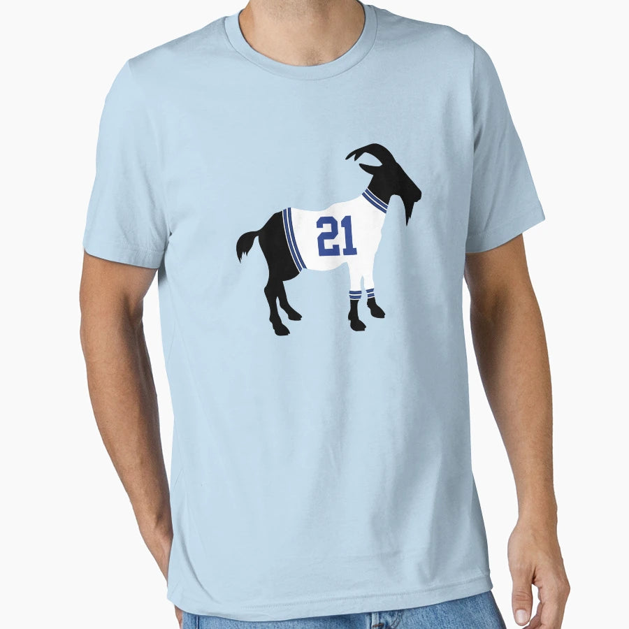 Ezekiel Elliott Goat T-Shirt - Custom Art Print Unisex - T-Shirt, Sweatshirt, Hoodie