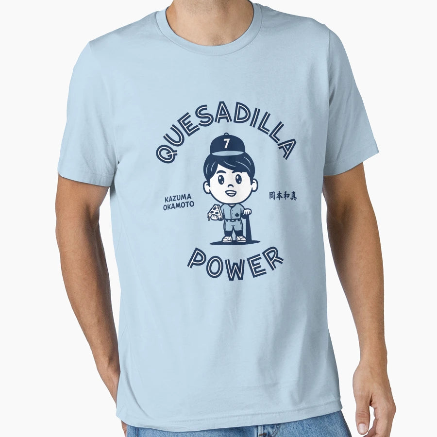 Kazuma Okamoto Quesadilla Power T-Shirt - Minimalist Print Men Women - T-Shirt, Sweatshirt, Hoodie
