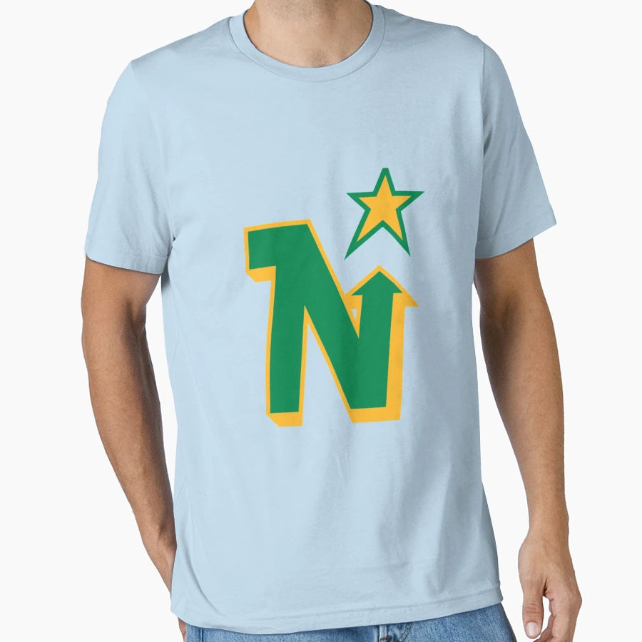 Minnesota North Stars Logo T-Shirt - Unique Graphic for Adults - T-Shirt, Sweatshirt, Hoodie