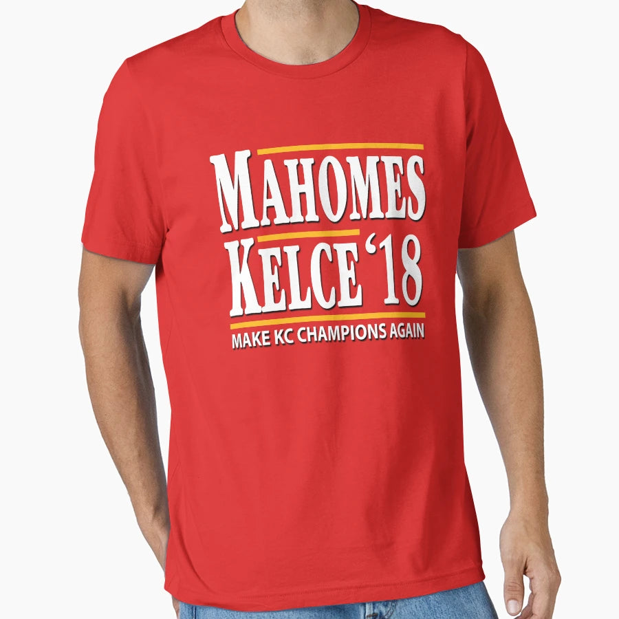 PM TK Kansas City Chiefs 2018 T-Shirt - Fun Novelty Design Men Women - T-Shirt, Sweatshirt, Hoodie