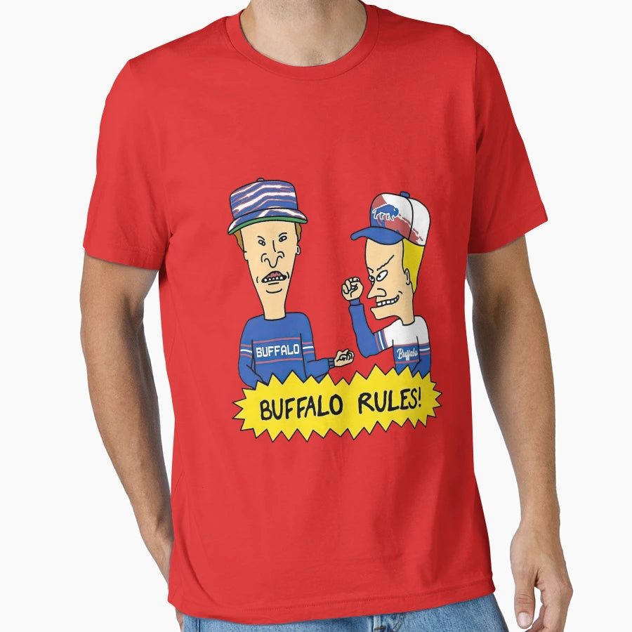 Buffalo Rules Buffalo Bills Funny T-Shirt - Custom Art Print Men Women - T-Shirt, Sweatshirt, Hoodie