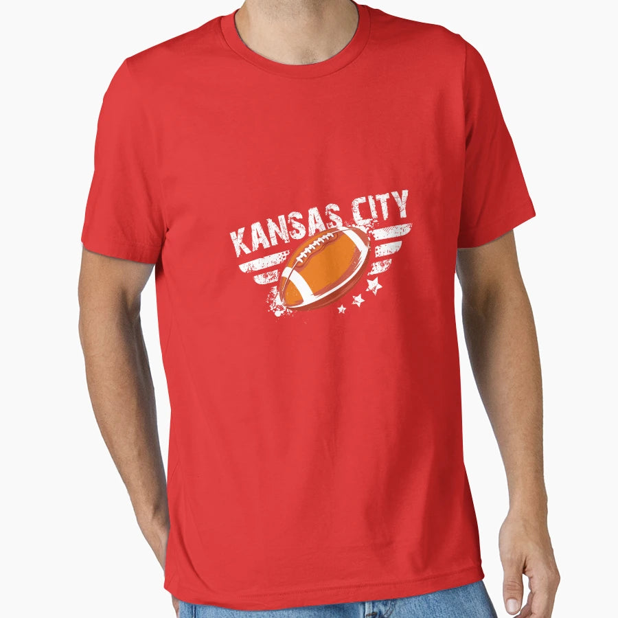 Kansas City Football T-Shirt - Casual Everyday Wear Unisex - T-Shirt, Sweatshirt, Hoodie