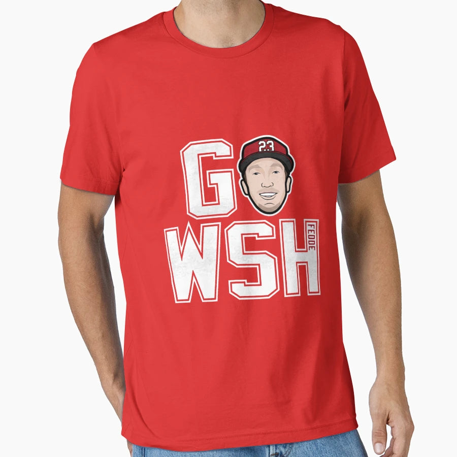 Erick Fedde Go Wsh T-Shirt - Trendy Graphic for Adults - T-Shirt, Sweatshirt, Hoodie