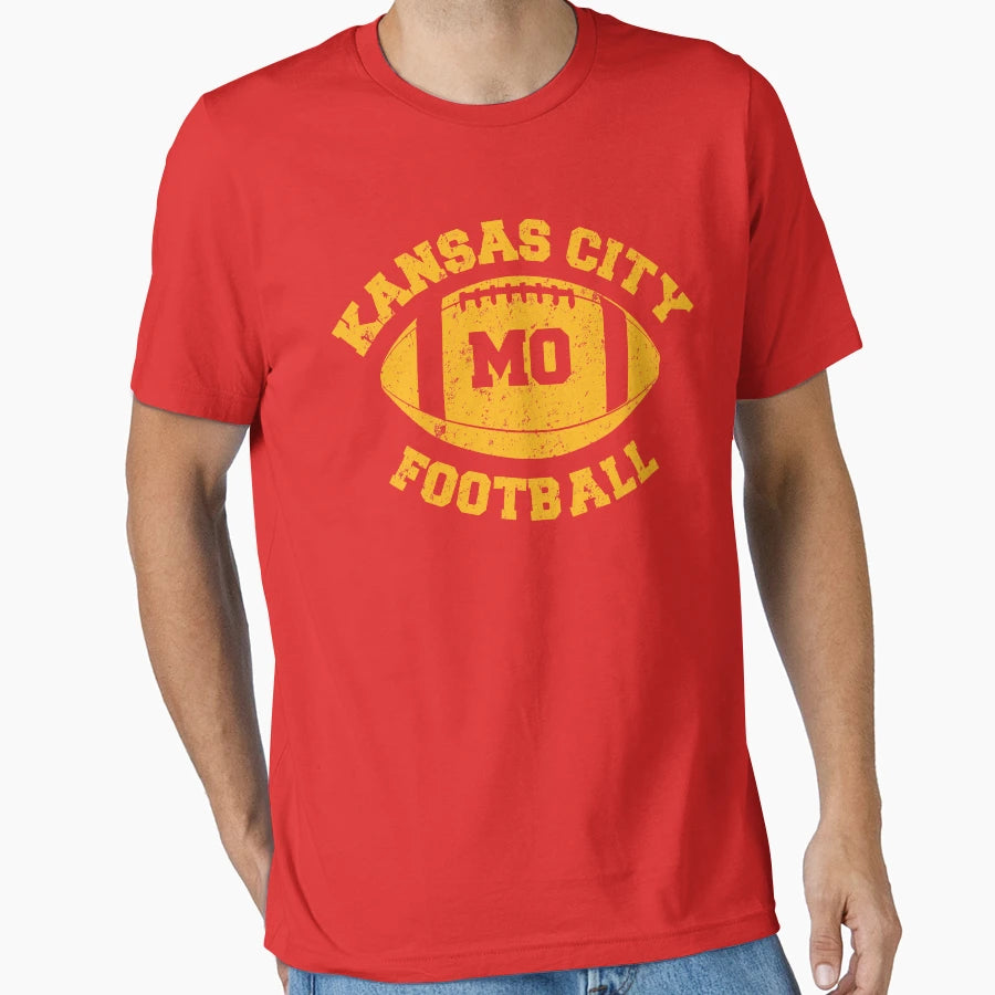 Kansas City Football T-Shirt - Trendy Graphic Unisex - T-Shirt, Sweatshirt, Hoodie