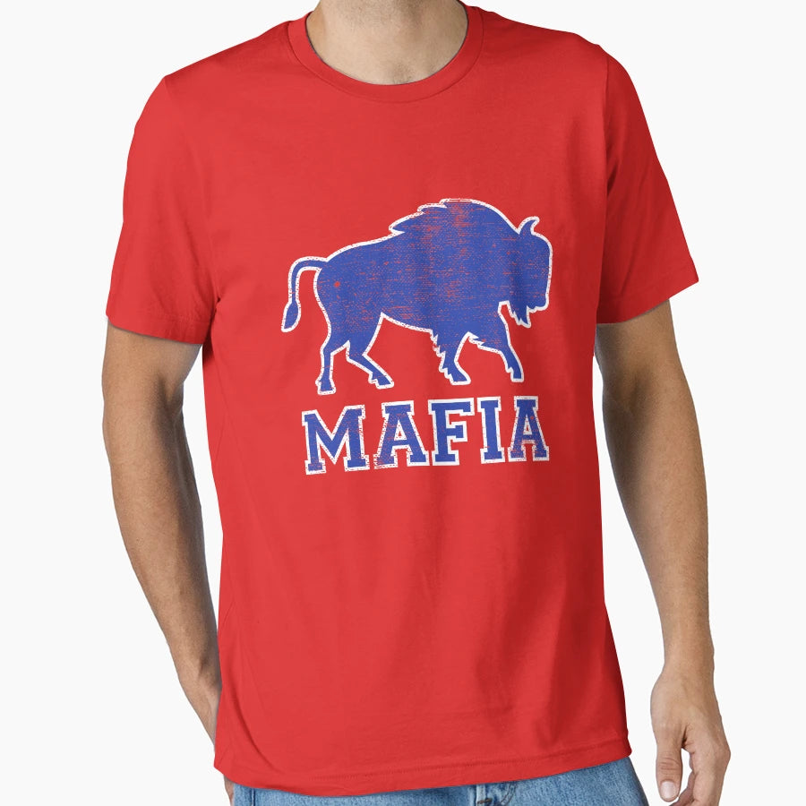 Bills Fan Mafia Buffalo Sports Fan T-Shirt - Unique Graphic for Adults - T-Shirt, Sweatshirt, Hoodie
