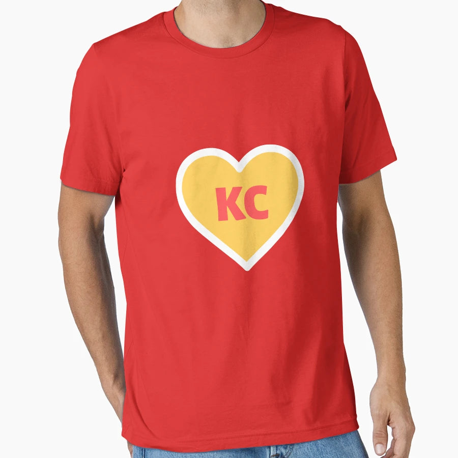 I Love Kansas City Heart Kc T-Shirt - Casual Everyday Wear for Adults - T-Shirt, Sweatshirt, Hoodie