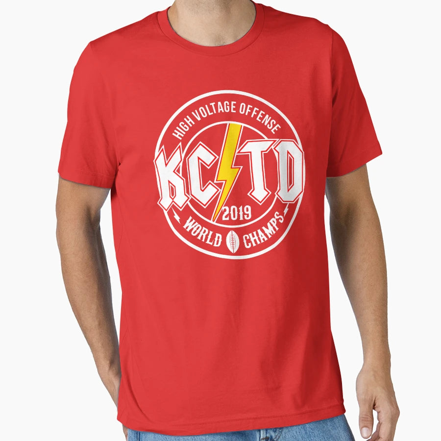 Kc Td Kansas City Touchdown T-Shirt - Fun Novelty Design Men Women - T-Shirt, Sweatshirt, Hoodie