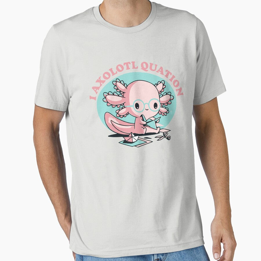 I axolotl questions by JJT0724 - Adult & Kids T-Shirts, Sweatshirts & Hoodies apparel design preview 1