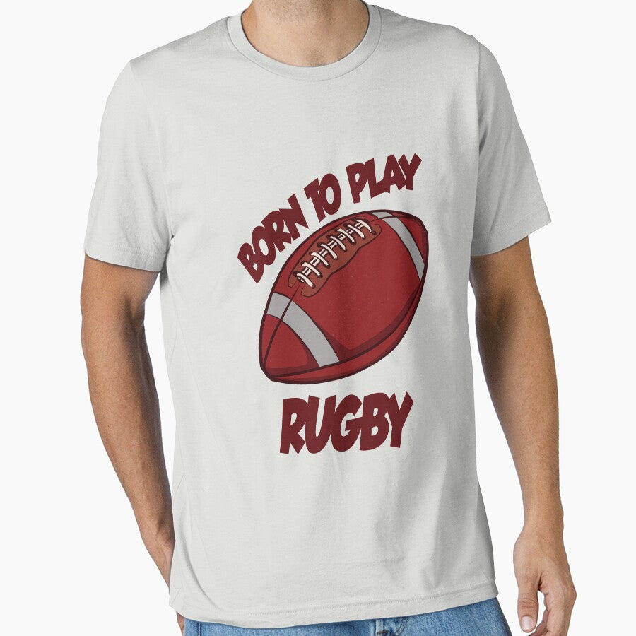 Born To Play Rugby by berwies - Adult & Kids T-Shirts, Sweatshirts & Hoodies apparel design preview 1