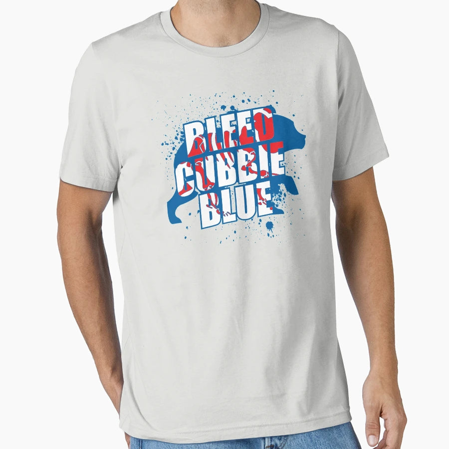 Bleed Cubbie Blue T-Shirt - Aesthetic Graphic Unisex - T-Shirt, Sweatshirt, Hoodie