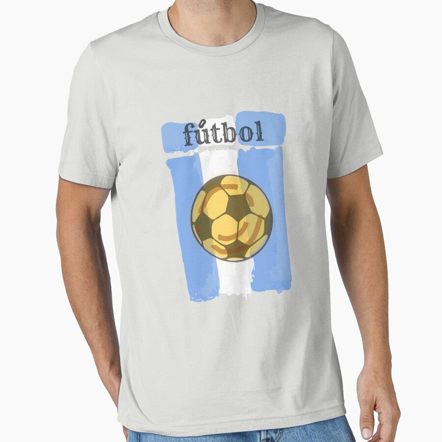 Argentina Soccer Futbol by ArtBeLife - Adult & Kids T-Shirts, Sweatshirts & Hoodies apparel design preview 1