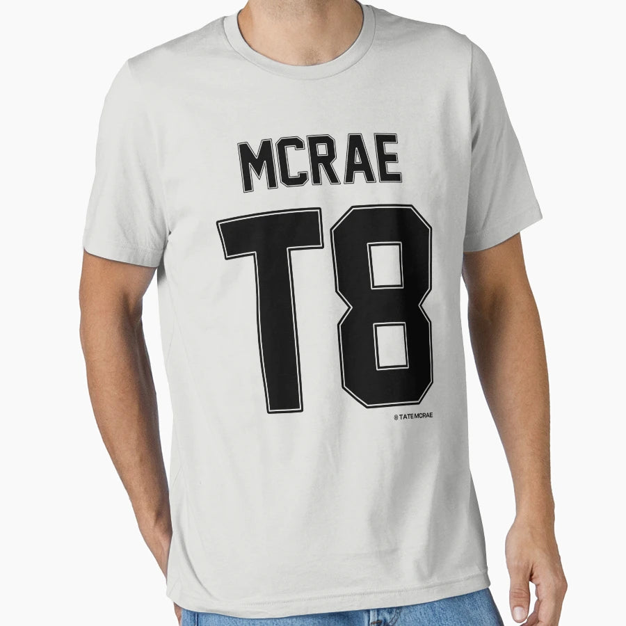 T8 Jersey Tate Mcrae T-Shirt - Minimalist Print for Adults - T-Shirt, Sweatshirt, Hoodie