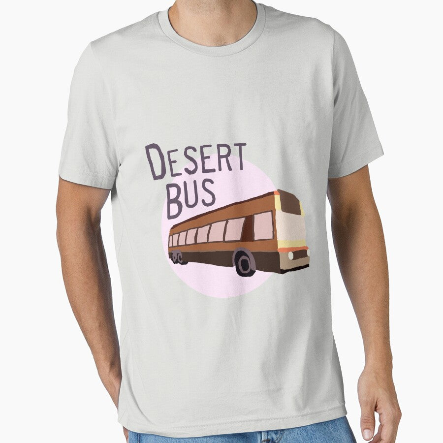 Desert Bus Game Logo by RobShop - Adult & Kids T-Shirts, Sweatshirts & Hoodies apparel design preview 1