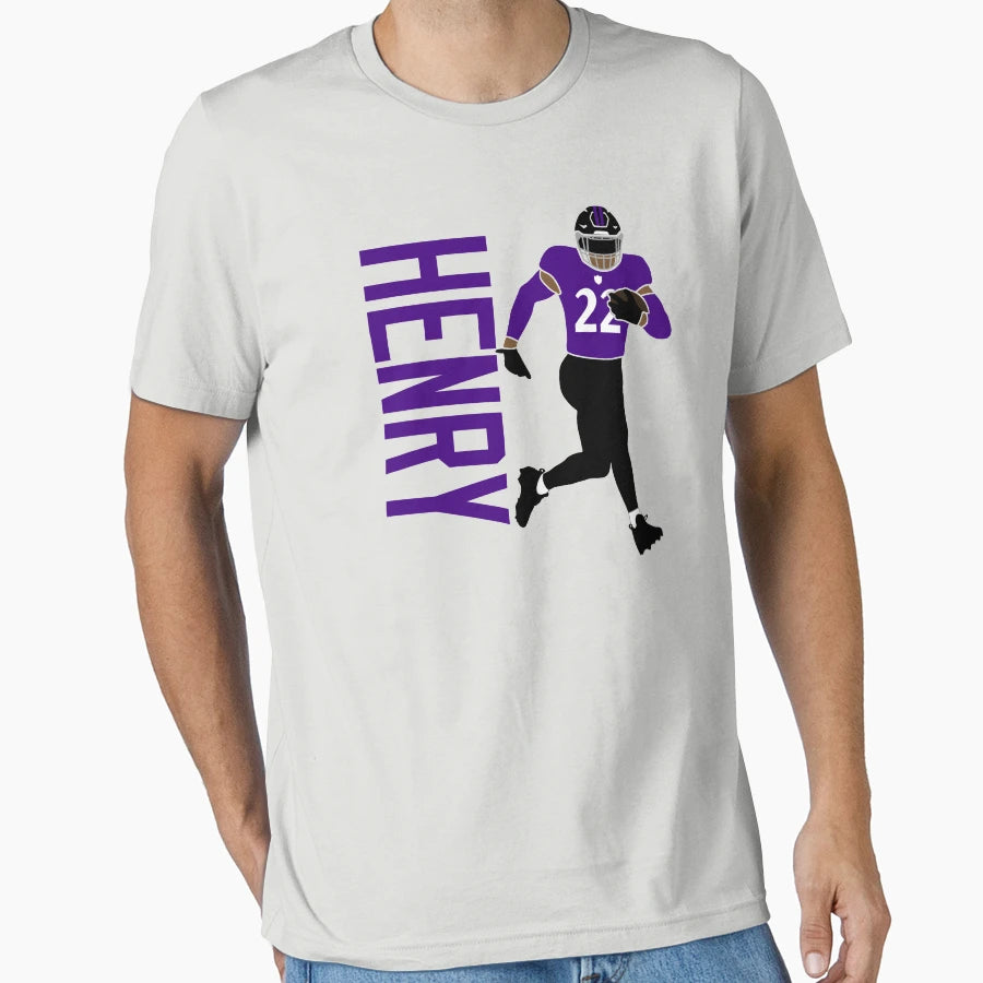 Henry 22 Baltimore Football T-Shirt - Unique Graphic Unisex - T-Shirt, Sweatshirt, Hoodie