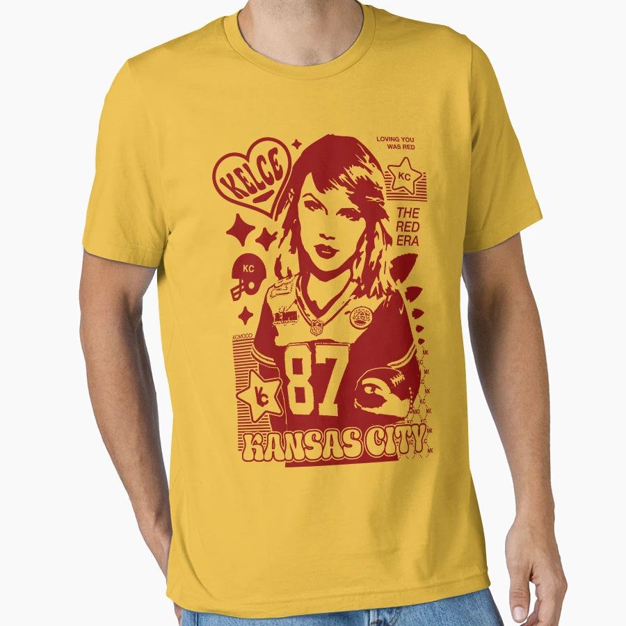 Kc Football T-Shirt - Fun Novelty Design for Adults - T-Shirt, Sweatshirt, Hoodie