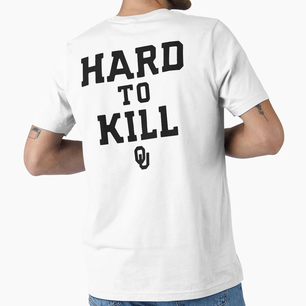 Hard To Kill John Kuceyeski White T-Shirt - Fun Novelty Design for Adults - T-Shirt, Sweatshirt, Hoodie