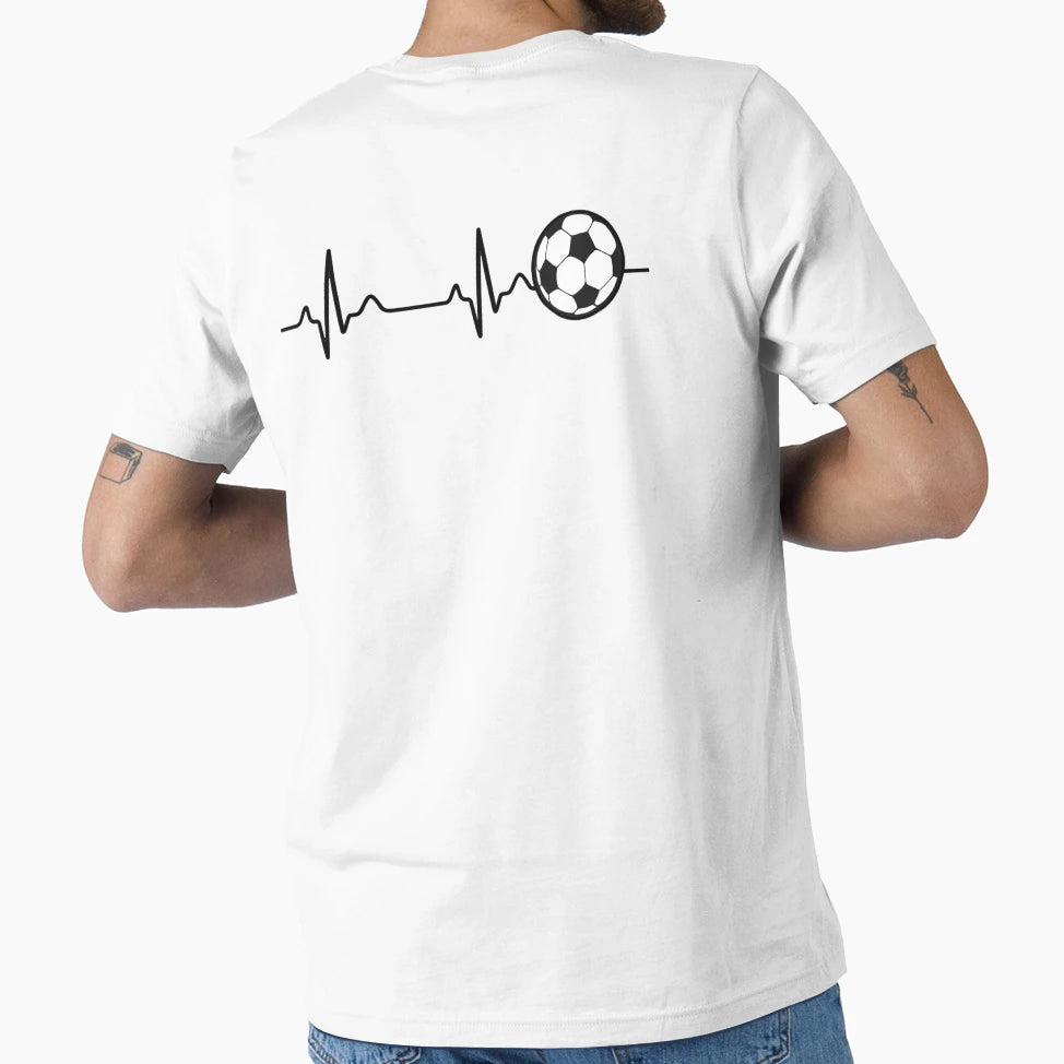 Soccer Keeps My Heart Kicking Lifeline T-Shirt - Trendy Graphic Unisex - T-Shirt, Sweatshirt, Hoodie