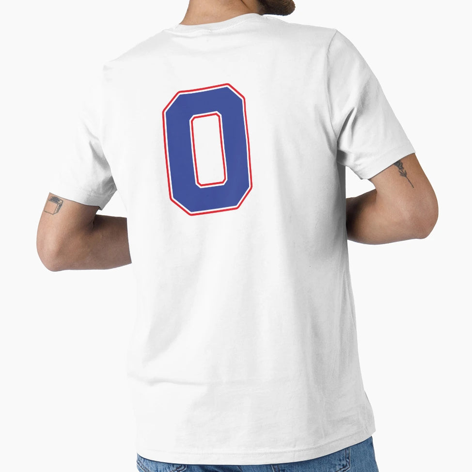 Jersey Number 0 Player Number Zero T-Shirt - Custom Art Print Men Women - T-Shirt, Sweatshirt, Hoodie