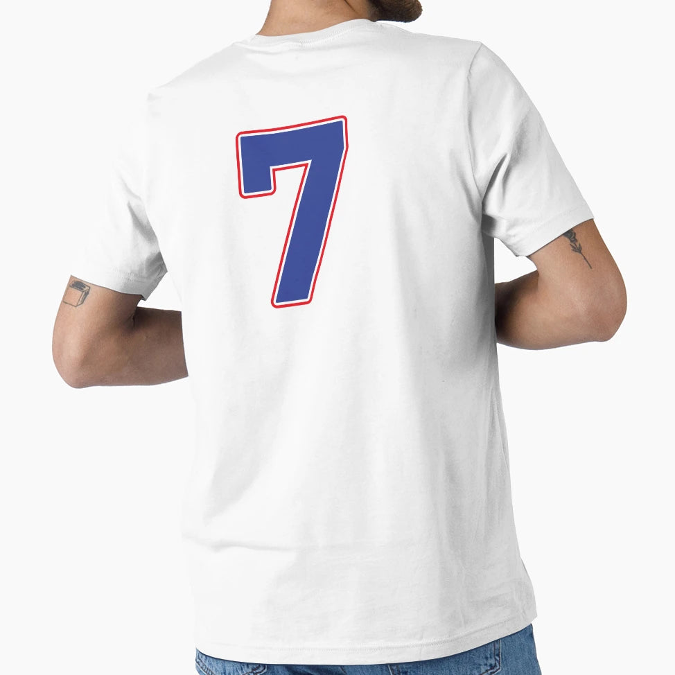 Jersey Number 7 Player Number Seven T-Shirt - Novelty Apparel for Adults - T-Shirt, Sweatshirt, Hoodie