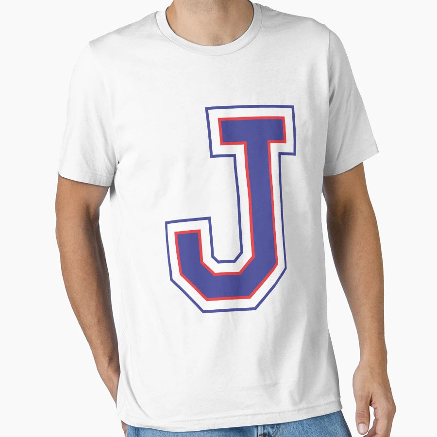 Alphabet J T-Shirt - Casual Everyday Wear for Adults - T-Shirt, Sweatshirt, Hoodie