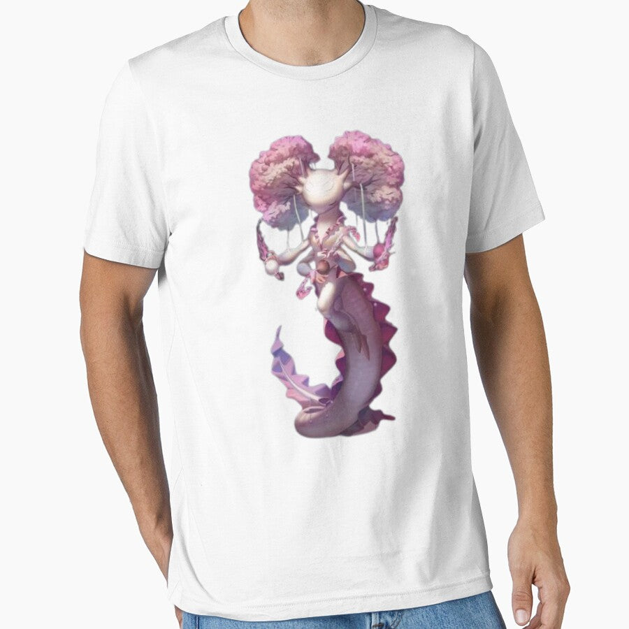 Axolotl Adventurer by starshop - Adult & Kids T-Shirts, Sweatshirts & Hoodies apparel design preview 1