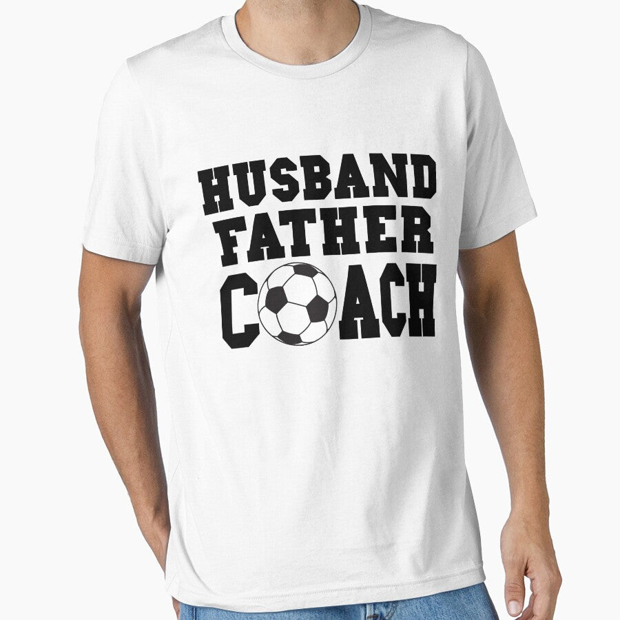 Soccer Coach Gift Husband Father by Galvanized - Adult & Kids T-Shirts, Sweatshirts & Hoodies apparel design preview 1