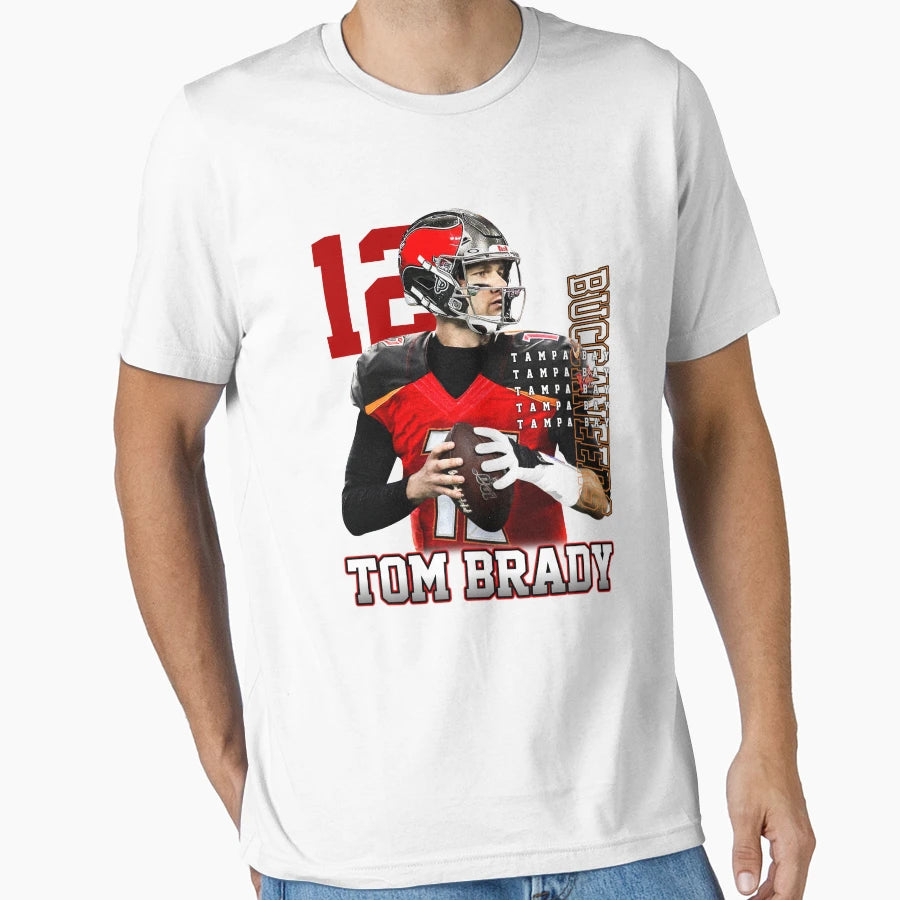 Tampabay Tom 12 Football Br D Quarterback T-Shirt - Streetwear Style Unisex - T-Shirt, Sweatshirt, Hoodie