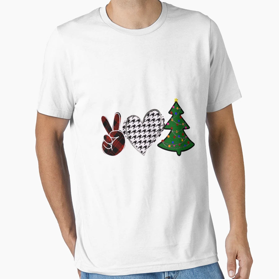 Peace Love T-Shirt - Streetwear Style for Adults - T-Shirt, Sweatshirt, Hoodie