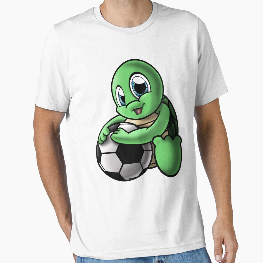 Turtle Soccer by treasured-gift - Adult & Kids T-Shirts, Sweatshirts & Hoodies apparel design preview 1