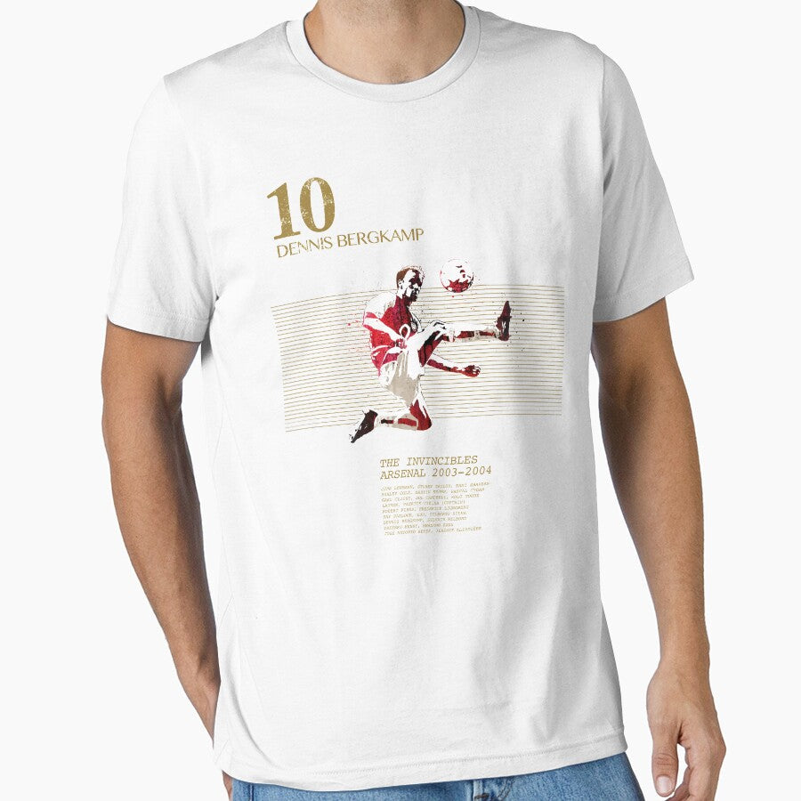 Dennis Bergkamp invincibles by designwowow - Adult & Kids T-Shirts, Sweatshirts & Hoodies apparel design preview 1