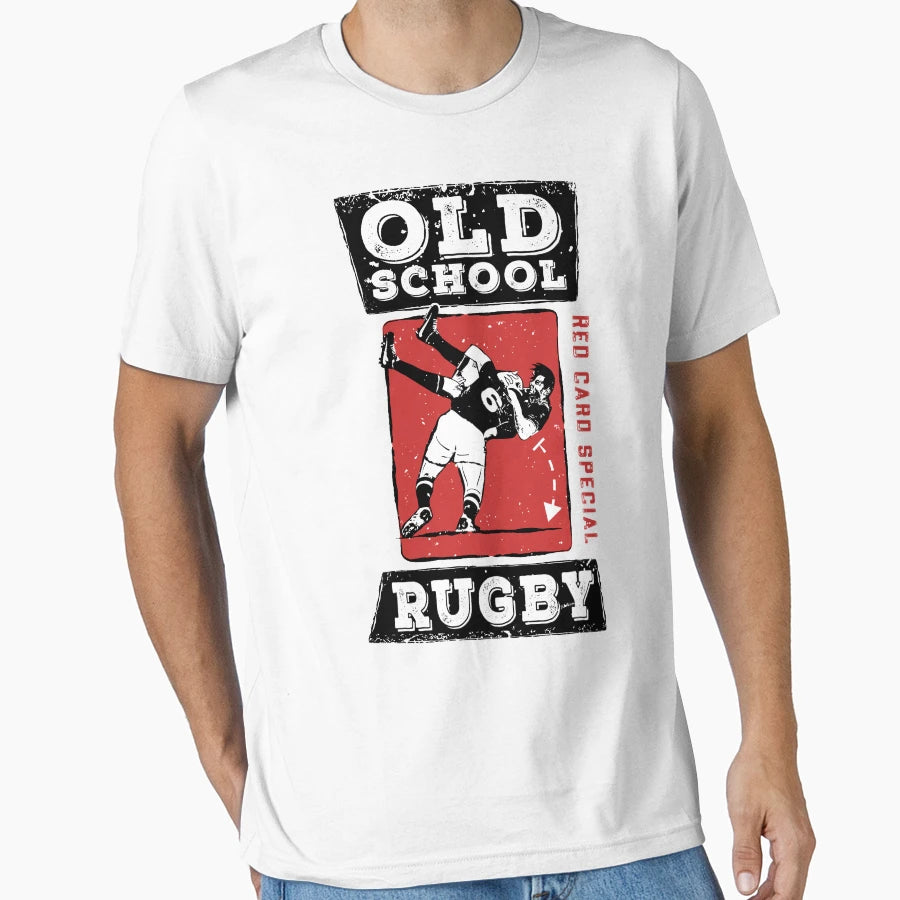 Old School Rugby Red Card Special T-Shirt - Minimalist Print Unisex - T-Shirt, Sweatshirt, Hoodie