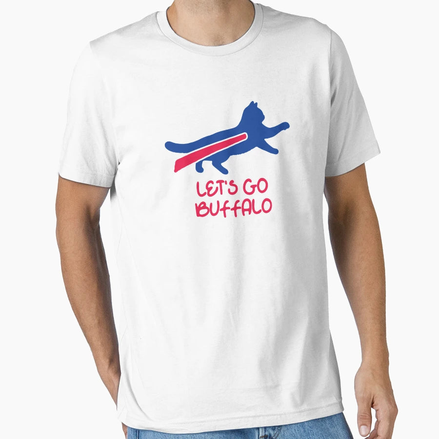 Cat Bills Funny Buffalo Bills Gameday T-Shirt - Graphic Print for Adults - T-Shirt, Sweatshirt, Hoodie