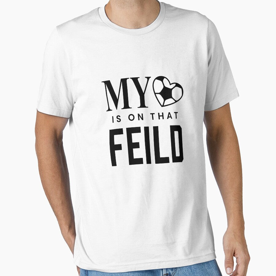 My heart is on that field soccer Light by - Adult & Kids T-Shirts, Sweatshirts & Hoodies apparel design preview 1