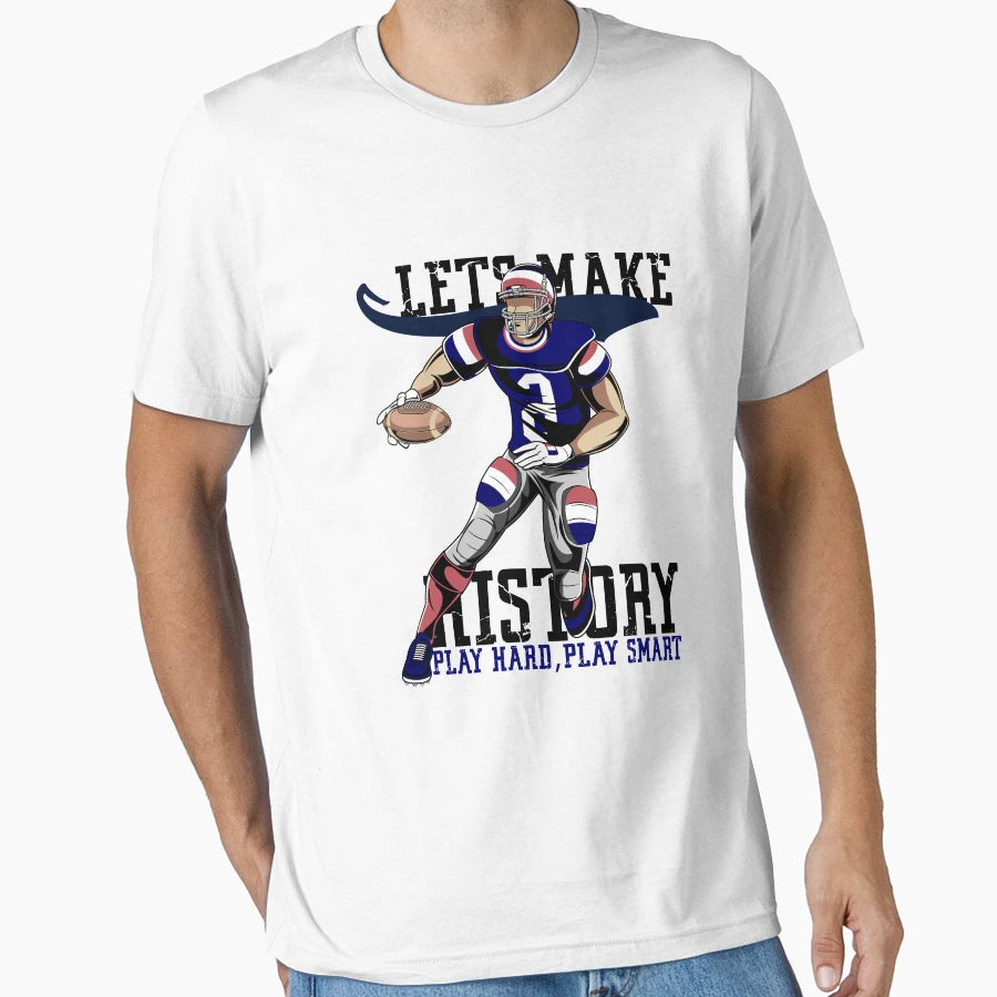 Football History Hard Smart T-Shirt - Streetwear Style Men Women - T-Shirt, Sweatshirt, Hoodie