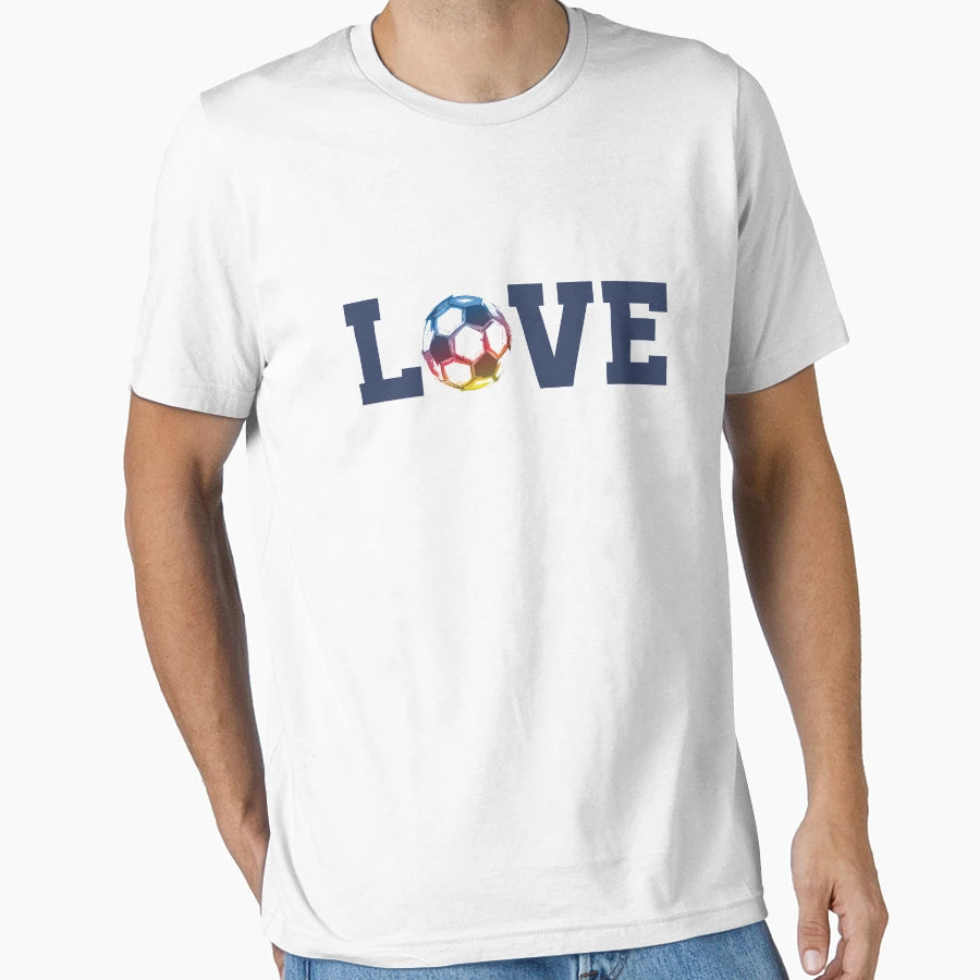 I Love Soccer T-Shirt - Graphic Print Men Women - T-Shirt, Sweatshirt, Hoodie
