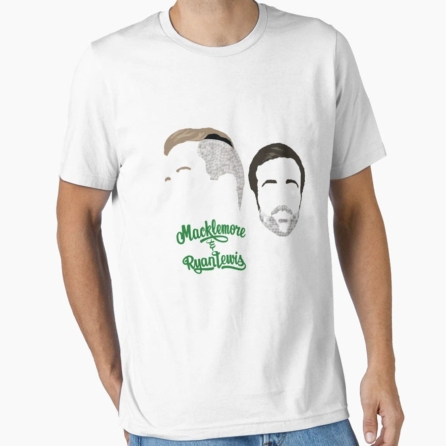 Macklemore Ryan Lewis Minimalistic T-Shirt - Novelty Apparel Unisex - T-Shirt, Sweatshirt, Hoodie