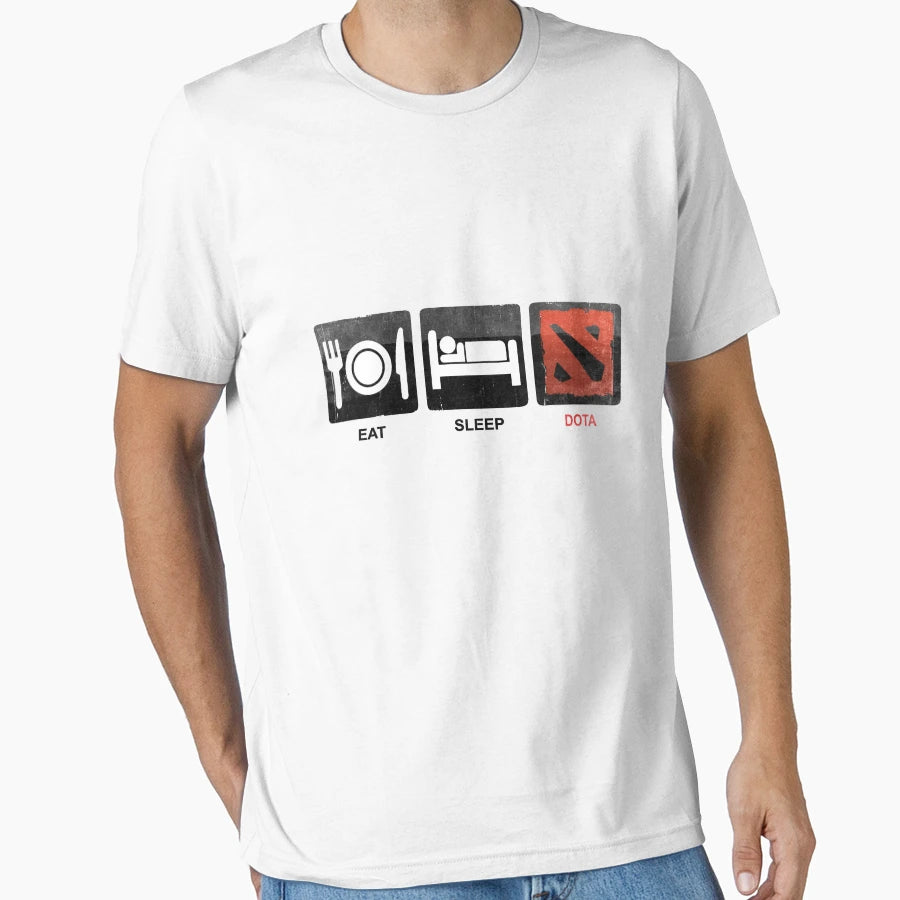 Eat Sleep Dota T-Shirt - Casual Everyday Wear Unisex - T-Shirt, Sweatshirt, Hoodie