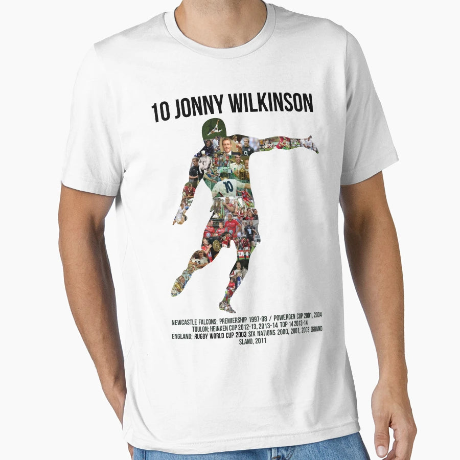 Jonny Wilkinson Tribute T-Shirt - Custom Art Print for Adults - T-Shirt, Sweatshirt, Hoodie