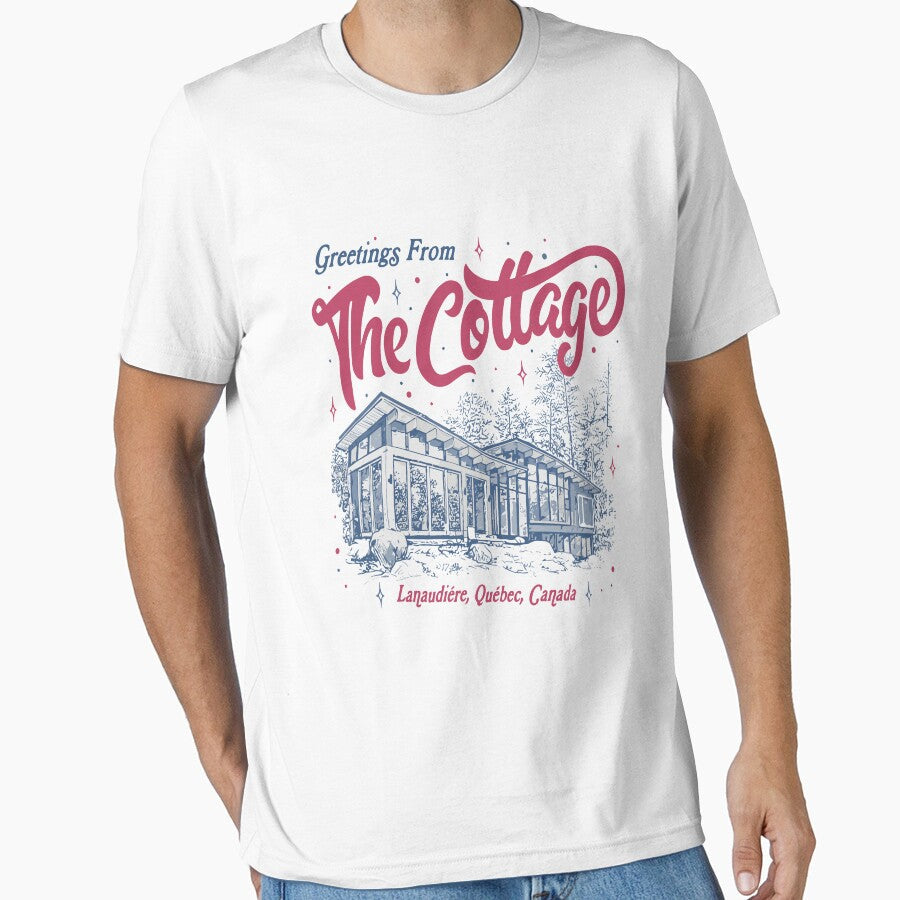 "Greetings from The Cottage" by Evaevonechi - Adult & Kids T-Shirts, Sweatshirts & Hoodies apparel design preview 1