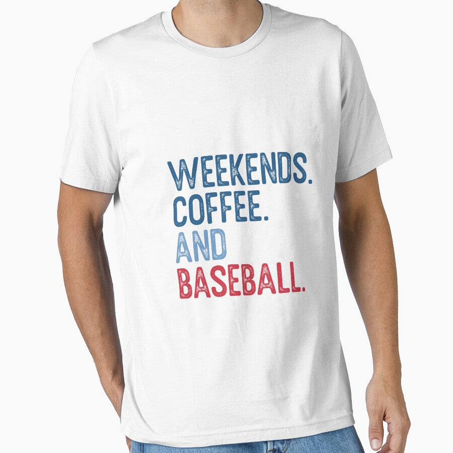 Weekends coffee and Baseball Sideline Social Club, - Adult & Kids T-Shirts, Sweatshirts & Hoodies apparel design preview 1