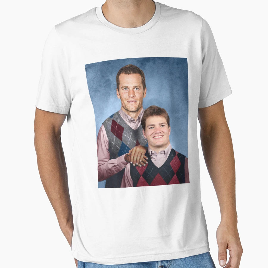Brady And Drake Maye New England Football T-Shirt - Trendy Graphic Unisex - T-Shirt, Sweatshirt, Hoodie