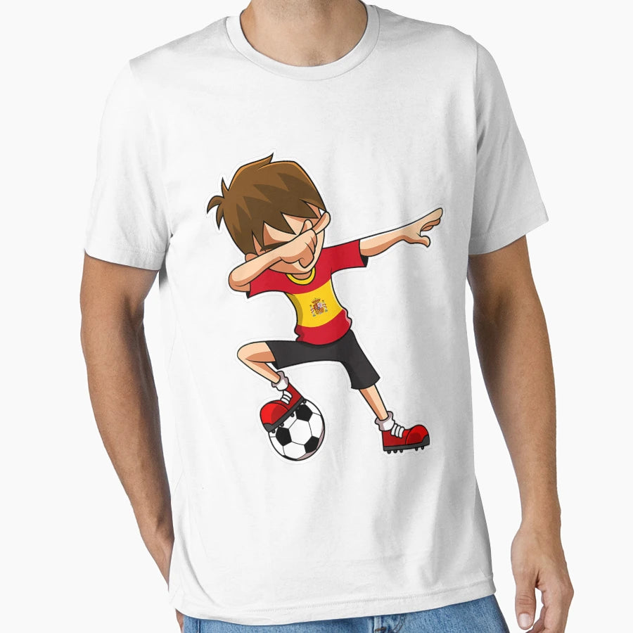 Dabbing Soccer Spain Jersey Spanish Dab T-Shirt - Streetwear Style Unisex - T-Shirt, Sweatshirt, Hoodie