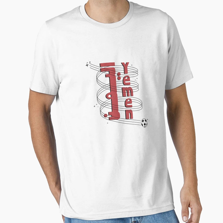 Yemen Football Team T-Shirt - Graphic Print Unisex - T-Shirt, Sweatshirt, Hoodie