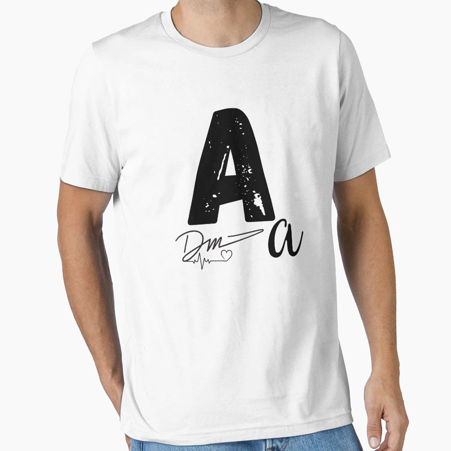 Alphabet Abc I Love You Letter T-Shirt - Casual Everyday Wear Men Women - T-Shirt, Sweatshirt, Hoodie