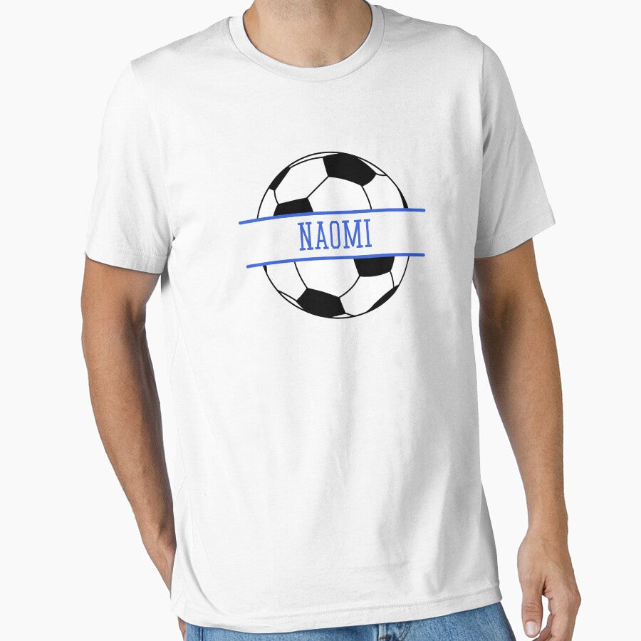 Naomi Personalized Soccer Ball by AtriumHouse - Adult & Kids T-Shirts, Sweatshirts & Hoodies apparel design preview 1